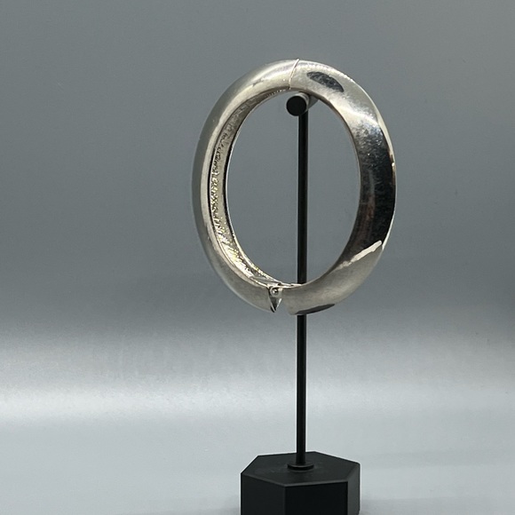 Silver Bangle Bracelet - Picture 2 of 4